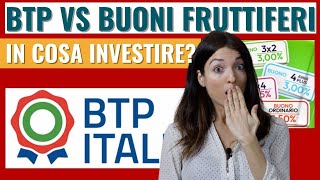 BTP vs Buoni Fruttiferi Postali Buono 4 anni plus in cosa conviene investire [upl. by Margherita157]