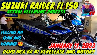 SUZUKI RAIDER FI 150  2024 ACTUAL RELEASING PROCESS [upl. by Kristal70]