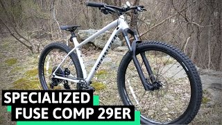 29er Trail Machine  2020 Specialized Fuse Comp 29 Feature Review and Weight w Sliding Dropouts [upl. by Oliric]