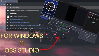 WINDOWS 11 LAPTOP OBS STUDIO COMPLETE INSTALLATION ERROR FIX 100 [upl. by Naruq]