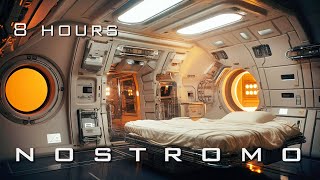 SPACESHIP ASMR 🎧 SOUNDSCAPE 8 HOURS  NOSTROMO  Atmospheric SciFi ambience [upl. by Danika637]