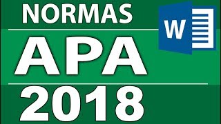 Normas APA 2018  6ta sexta edición para tesis monografías informes [upl. by Musetta664]