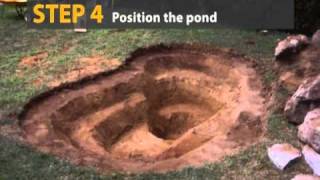 How to construct a preformed pond [upl. by Yate]