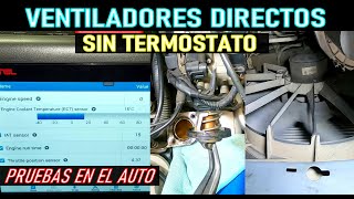 Que pasa si quitamos el termostato y dejamos los ventiladores directos prueba real en el auto [upl. by Dnana]