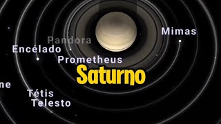 Saturno e suas luas [upl. by Githens]