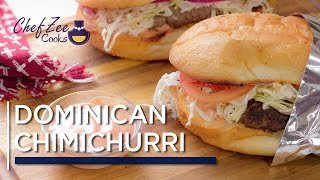 Chimichurri Dominicano  Dominican Chimi  Dominican Street Food  Chef Zee Cooks [upl. by Strage]