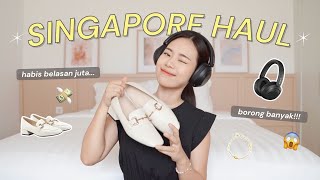 SPILL BELANJAAN DI SINGAPORE 🫶🏻 🥰 belasan juta dapat apa aja [upl. by Maggio]