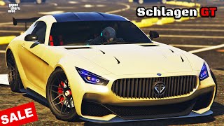 Benefactor Schlagen GT Clean  REVIEW amp Best Customization  GTA Online  SALE  Mercedes AMG GT [upl. by Bixby214]