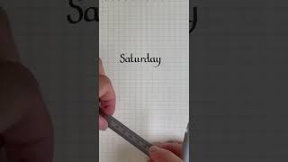 Handwriting Tutorial Pt21 🗒️✒️fypシ handwriting italic calligraphy cursive ytshorts art [upl. by Shurwood935]