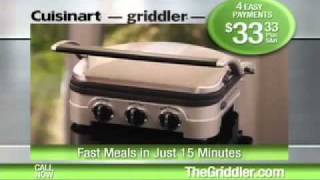 Cusininart Griddler Infomercial second half [upl. by Llahsram240]