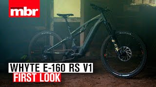 Whyte E160  Exclusive First Look  Mountain Bike RIder [upl. by Ezar]