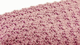 Crochet Easy Stitch For Blankets Scarfs and More  Crochet Blanket Stitch [upl. by Diva]