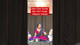 Jaya Jaya Durge Ragam Durga  Sooryagayathri raagdurga navratri2024 carnaticmusic mysoredasara [upl. by Irpak]