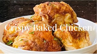 You Never Had Baked Chicken This Crispy Before  Crispy Baked Chicken Recipe [upl. by Agueda]