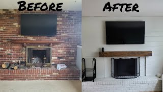 Easy Fireplace Remodel [upl. by Eihtak469]