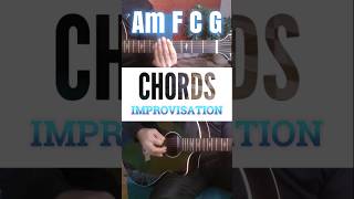 Chord Improvisation Am F C G  Chord Progression Strumming  Explore Guitar Theory with Aman Verma [upl. by Maxentia]