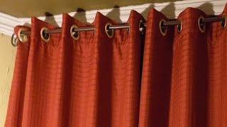 DIY Cortinas con argolla facil [upl. by Amikahs]