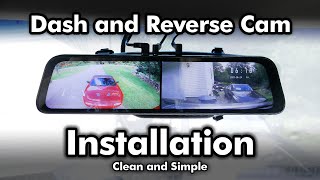 How To Install a WOLFBOX Dash Cam and Reverse Camera  Professional and Clean Installation [upl. by Nosyaj]