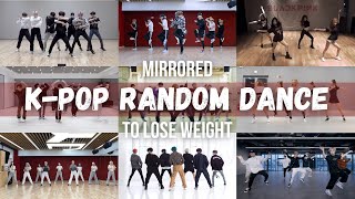 MIRRORED KPOP RANDOM DANCE CHALLENGE  TO LOSE WEIGHT 🔥 [upl. by Dranoc]