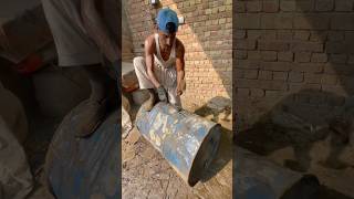 Worlds Fastest Oil Drum Cutting With Smart Hand Tools shorts satisfying viral working [upl. by Berfield]