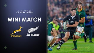 BRUISING Rugby Championship clash 😧  All Blacks v Springboks [upl. by Llesirg]