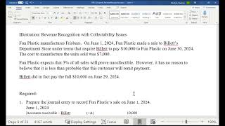 Revenue Recognition with Collectability Concerns [upl. by Yeung]