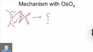 OsO4 Syn hydroxylation of alkenes  Organic Chemistry One 1 Lecture Series Video 49 [upl. by Ahsenat]