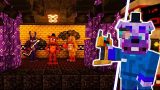 Map FNAF 1 in MINECRAFT  Management Wanted Mod [upl. by Enohs862]