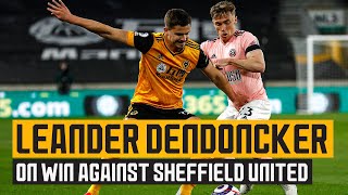 Dendoncker reacts to the victory over Sheffield United [upl. by Englis]