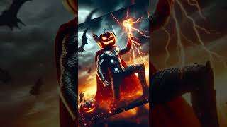 Heroes Unite in Halloween Darkness Marvel amp DC Crossover 🎃🕸️ shorts superhero [upl. by Rella359]