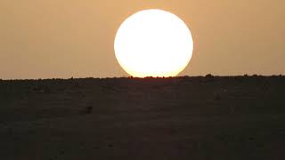 Sunrise over Erg Chebbi Sahara desert Merzouga Morocco 25 June 2024 [upl. by Maybelle]