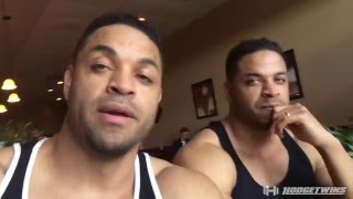 Full Day Of Eating  Leg Workout  Vlog 2  hodgetwins [upl. by Higbee]