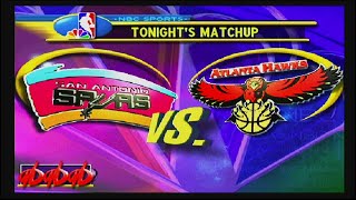 NBA Showtime Dreamcast Spurs vs Hawks [upl. by Ennaeiluj]