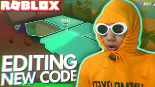 Trying the NEW EDITING UPDATE in ROBLOX ISLAND ROYALE NEW CODES [upl. by Milstone664]