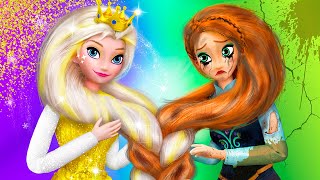 Die Abenteuer von Elsa und Anna  30 Frozen DIYs [upl. by Cheng684]