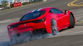 Ferrari 458 Speciale  Burnout amp Accelerations [upl. by Bryana]