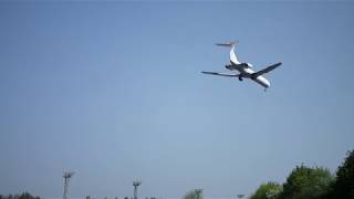 Rada Airlines Ilyushin Il62 in Luxembourg [upl. by Blase866]