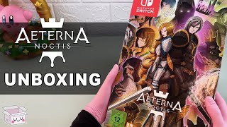 Aeterna Noctis Caos Edition Nintendo Switch UNBOXING [upl. by Rednaeel]