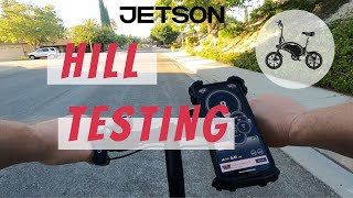 JETSON Bolt Pro  HILL TESTING [upl. by Drida]