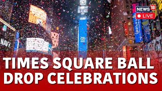 Times Square Live  Watch LIVE The New Year’s Eve 2024 Ball Drop And Festive Performances  N18L [upl. by Gaither246]