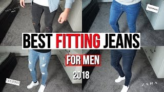 BEST FITTING SKINNY JEANS FOR MEN IN 2018 Zara Topman New Look Legend London [upl. by Akelahs759]