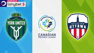 HIGHLIGHTS York United vs Atlético Ottawa October 6 2024  Presented by tonybet [upl. by Chapland]