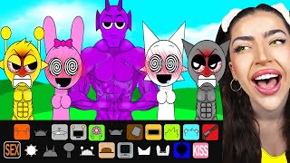 INCREDIBOX SPRUNKI Sinner Edition NEW SIGMA ALL REACTIONS  SUS [upl. by Newmann]