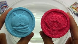 ASMR Bath Bomb Battle Race 018 YoKai Watch [upl. by Lehcyar467]