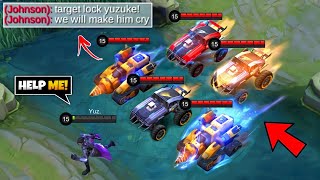 Yuzuke Got Chased By 5 Johnson Main 😭  They Target Locked Me 🥲  Can King of Lifesteal Survive 🤯 [upl. by Tiduj]