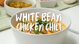 Creamy and Nutritious White Bean Chicken Chili [upl. by Anaibib]