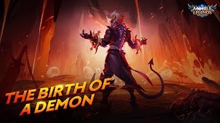 The Birth of a Demon  New Hero  Dyrroth Trailer  Mobile Legends Bang Bang [upl. by Augy]