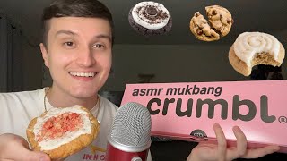 ASMR Crumbl Cookies Mukbang 🍪💤 eating sounds [upl. by Laurence]