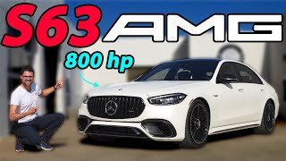 allnew MercedesAMG S63 REVIEW  the most powerful SClass ever [upl. by Yerffoeg]