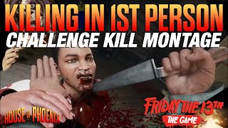 1st PERSON KILLS AS JASON  Friday The 13th The Game [upl. by Ciredec421]